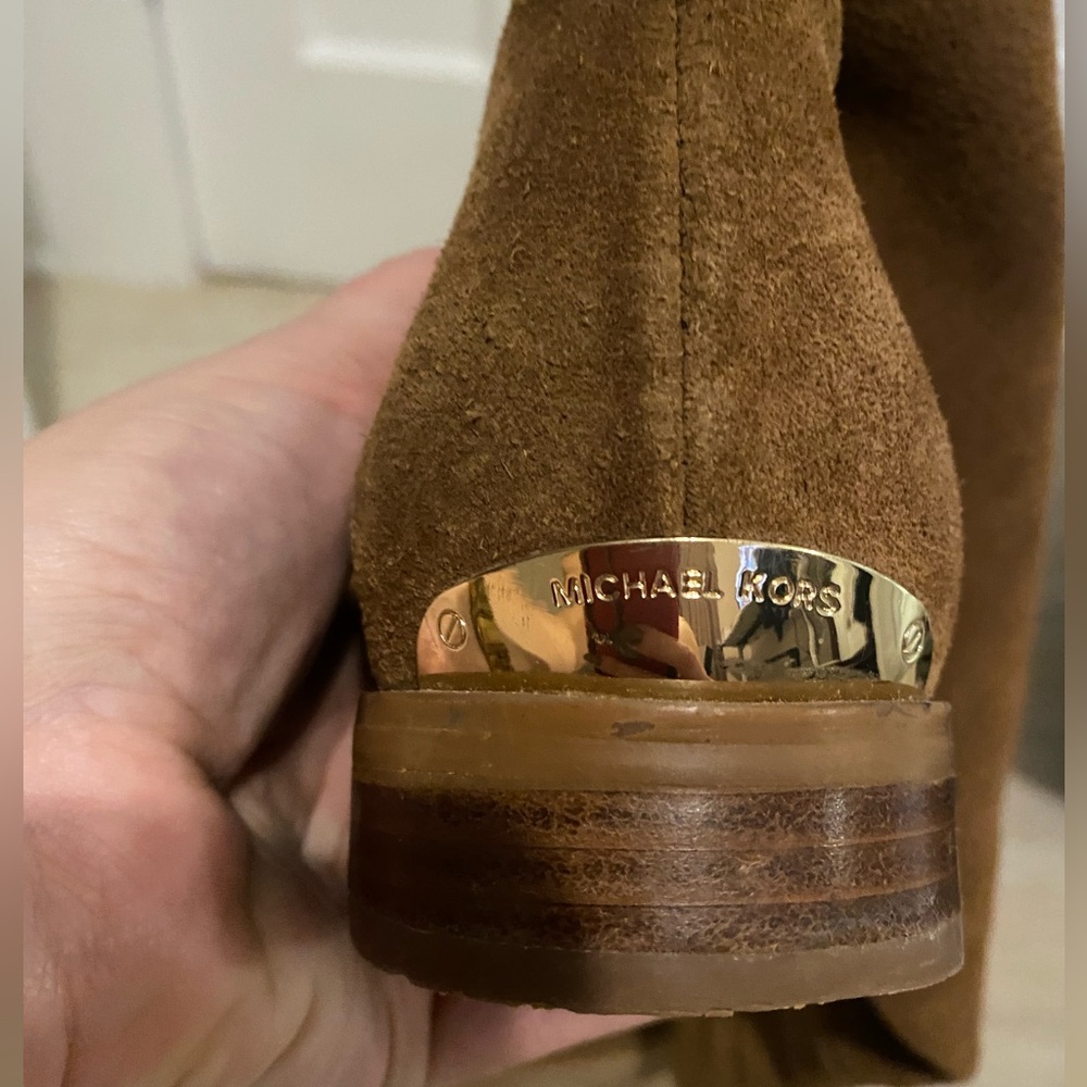 EUC Michael Kors Regina over the knee fall suede boots